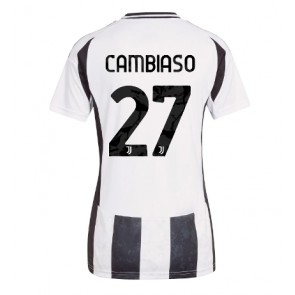 Juventus Andrea Cambiaso #27 Replika Hjemmebanetrøje Dame 2024-25 Kortærmet